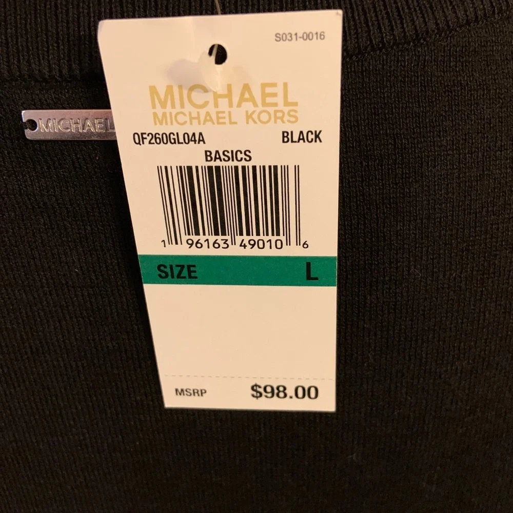 Michael kors ladies pull over MK sweater size large